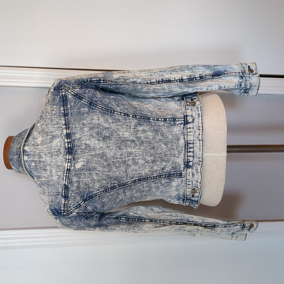 Acid Washed "Denim" Jacket - Picture 4 of 6